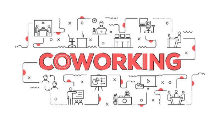 une image qui représente le mot coworking-travailler en coworking-Buroservices