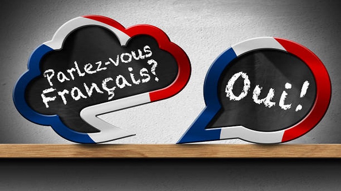 Illustration de deux bulles de dialogue avec le drapeau français - externalisation francophone - Buro Services